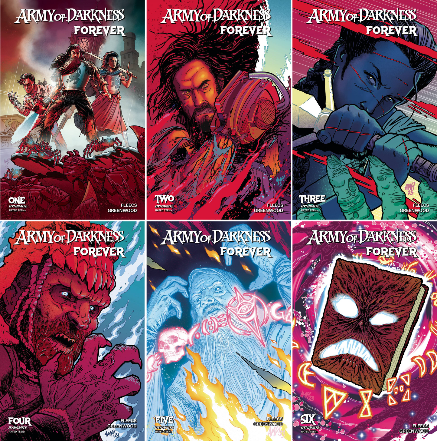 Army of Darkness: Forever #1 - #6 CF COLL Cvr C Tony Fleecs Var