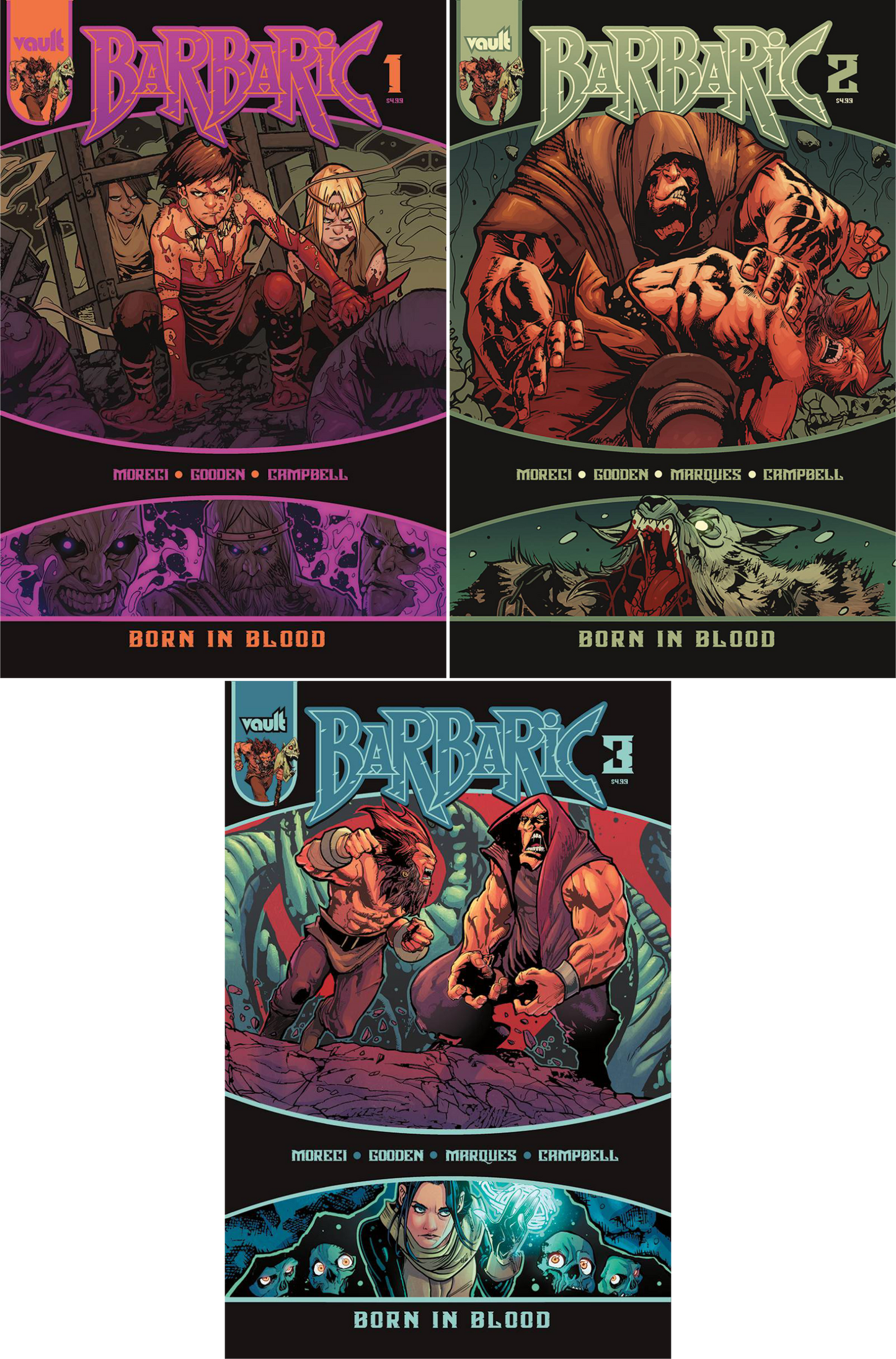 Barbaric: Born In Blood #1 - #3 (Of 3) CF COLL Cvr A