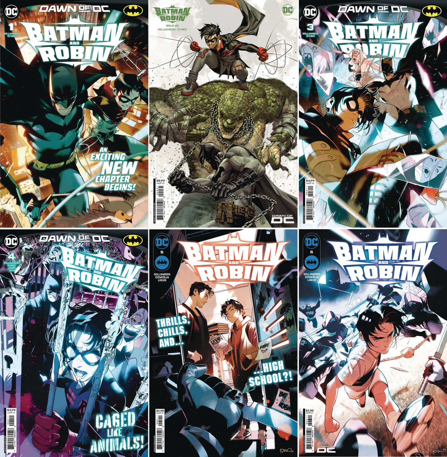 Batman and Robin (2023) #1 - #6 CF COLL Mix Cvrs V1