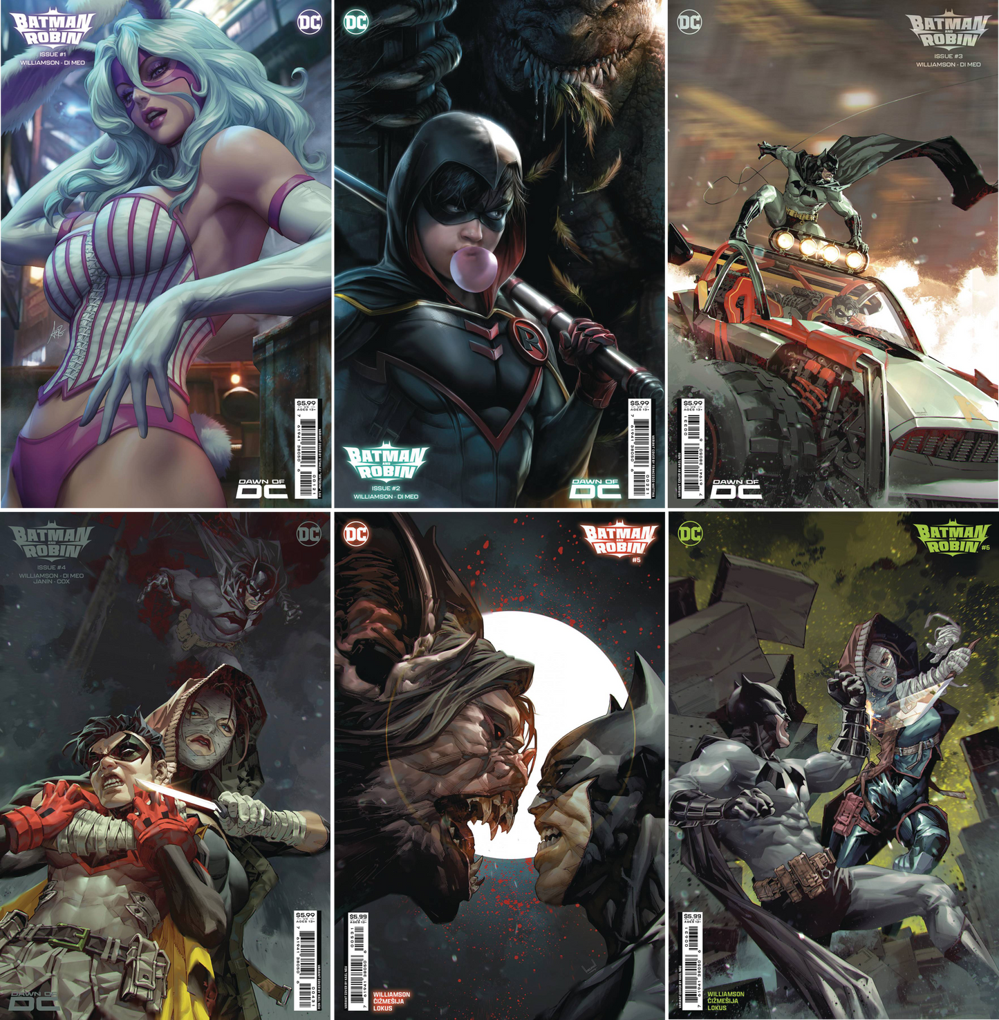 Batman and Robin (2023) #1 - #6 CF COLL Mix Cvrs V2