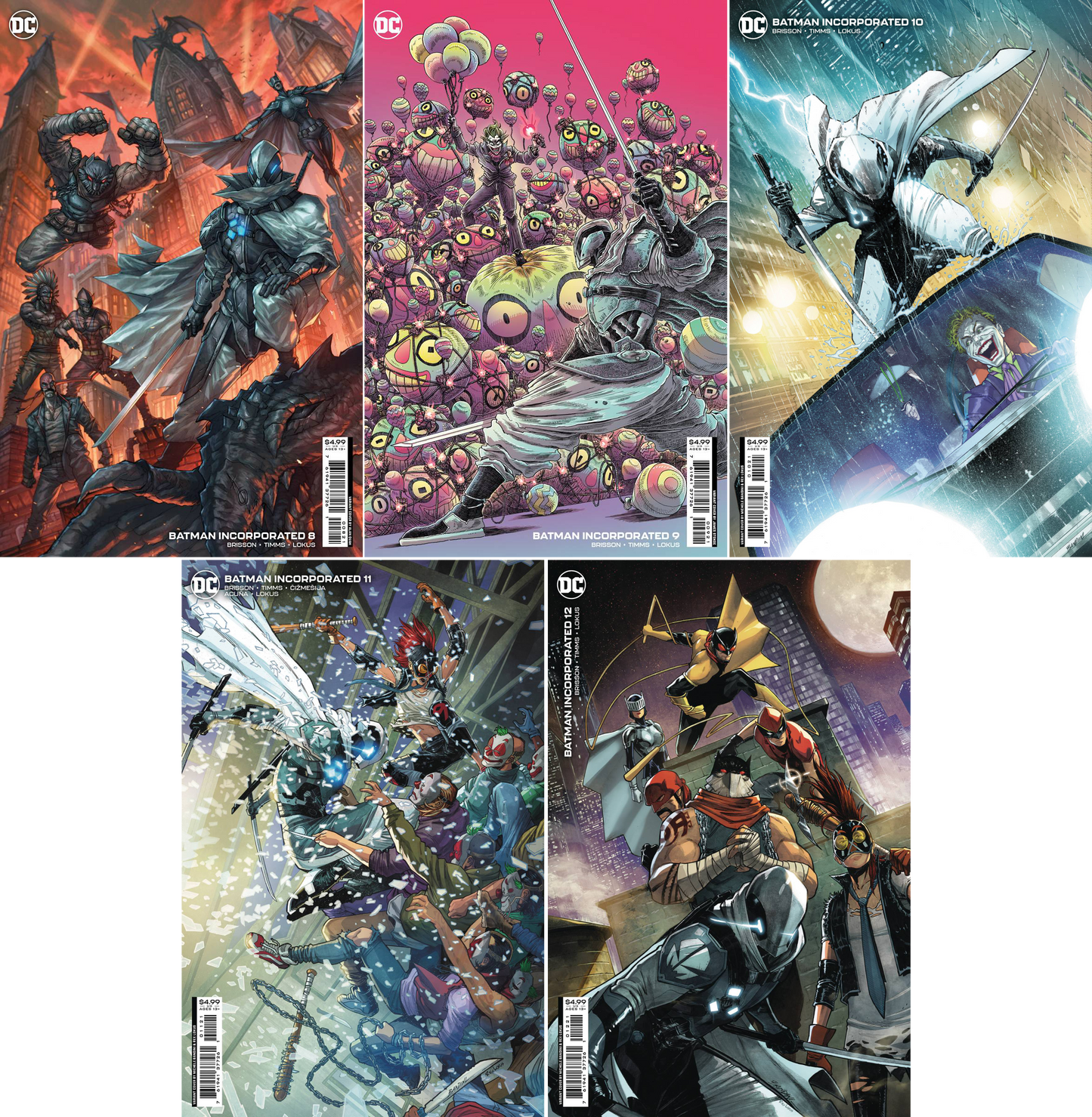 Batman Incorporated (2022) #8 - #12 CF COLL Cvr B
