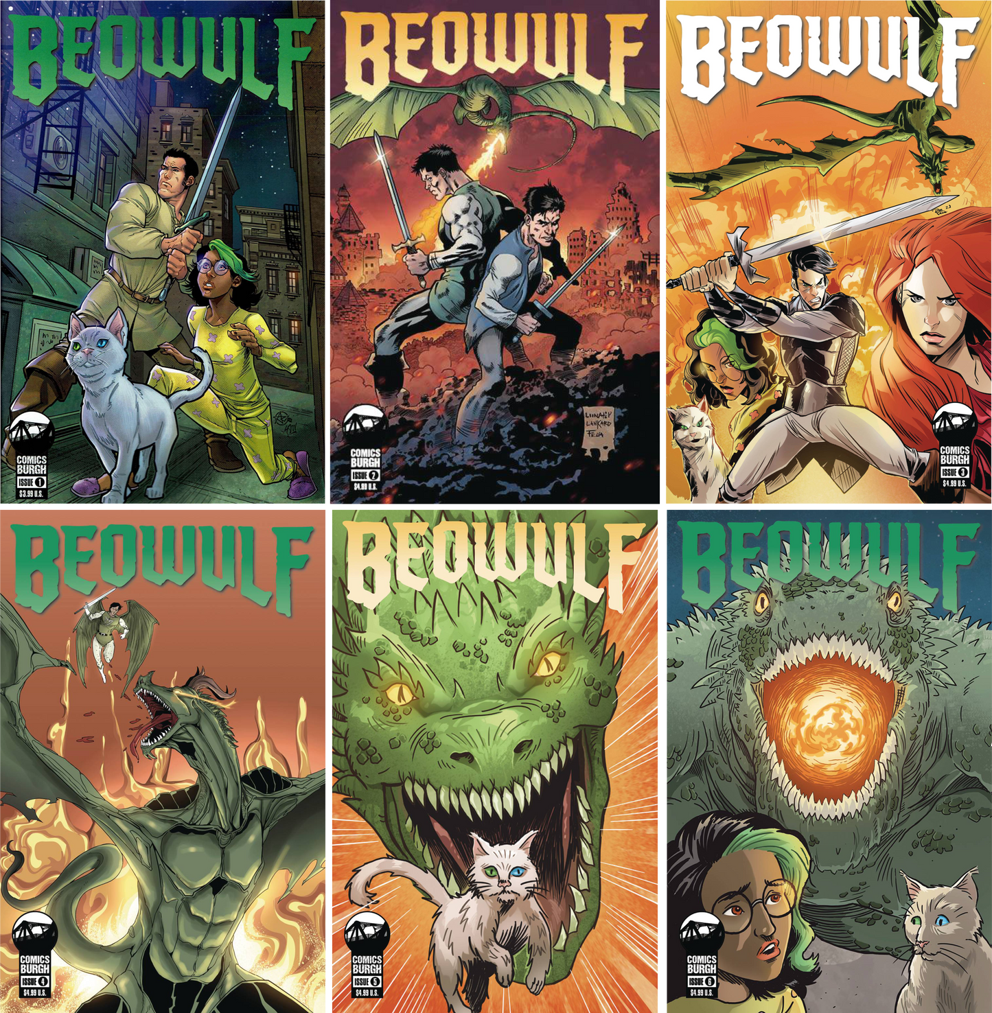 Beowulf #1 - #6 (Of 6) CF COLL Cvr A