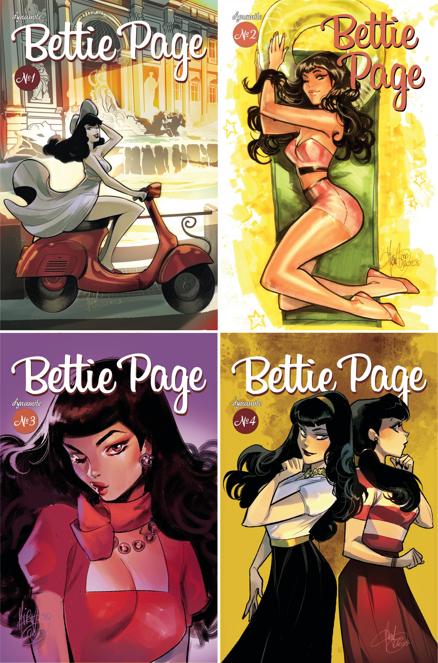 Bettie Page (2023) #1 - #4 (Of 4) CF COLL Cvr D Mirka Andolfo Var