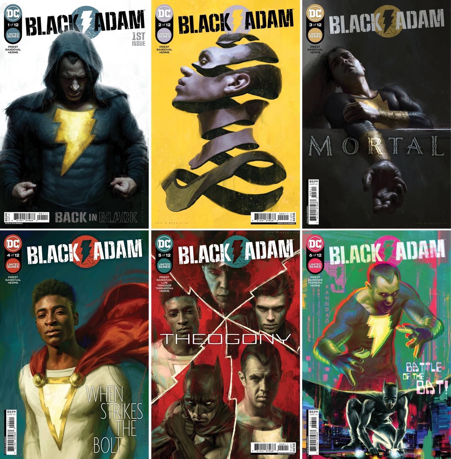 Black Adam #1 - #6 CF COLL Cvr A