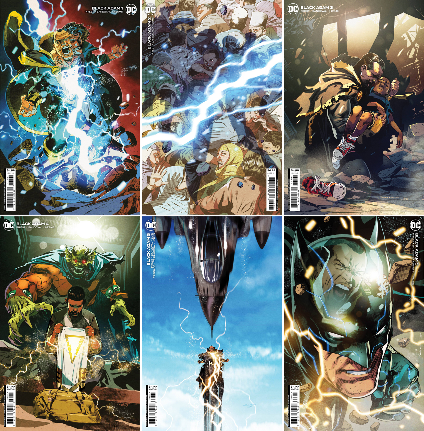 Black Adam #1 - #6 CF COLL Cvr B