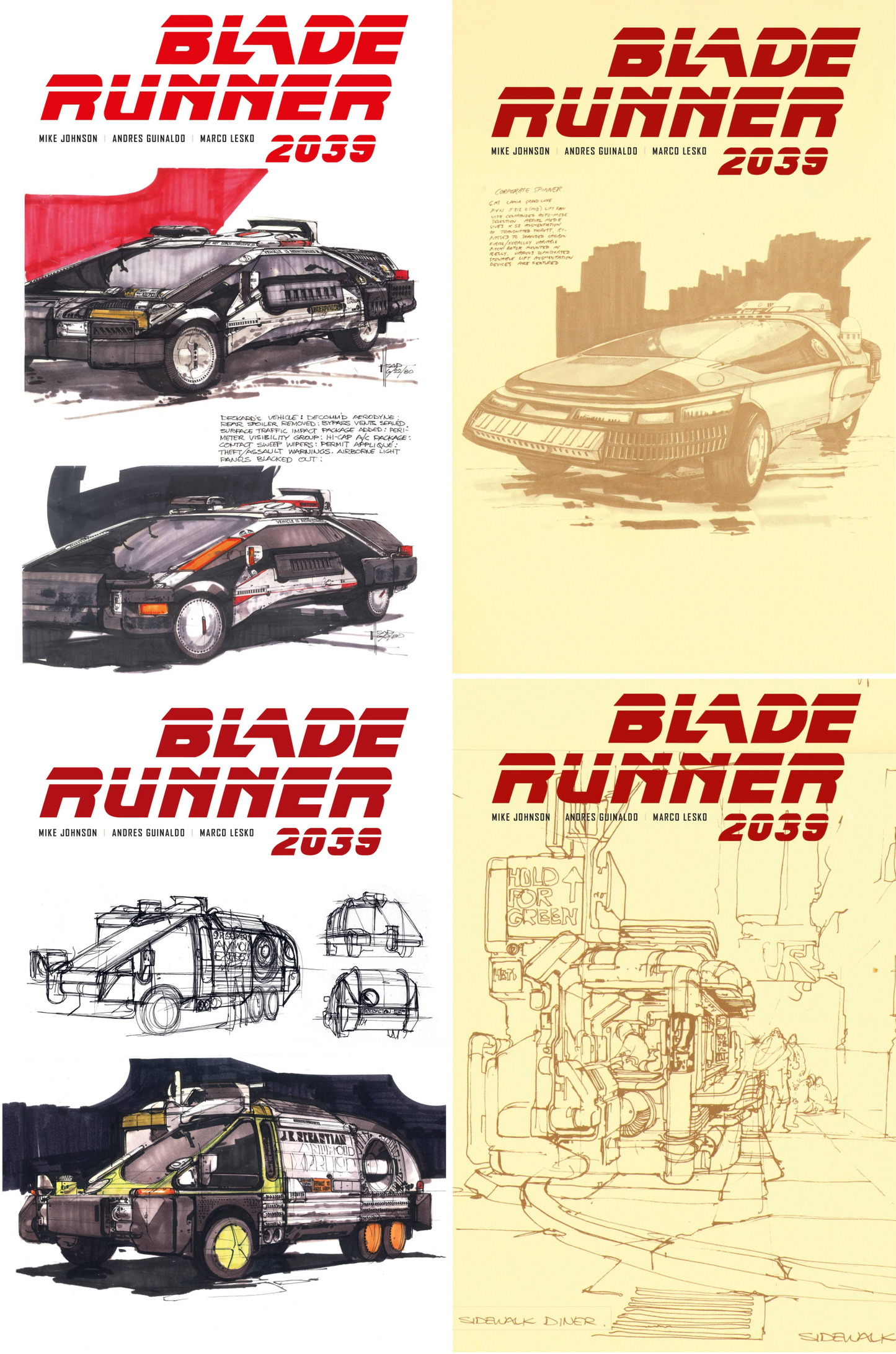 Blade Runner 2039 #1 - #4 CF COLL Cvr C Syd Mead Var