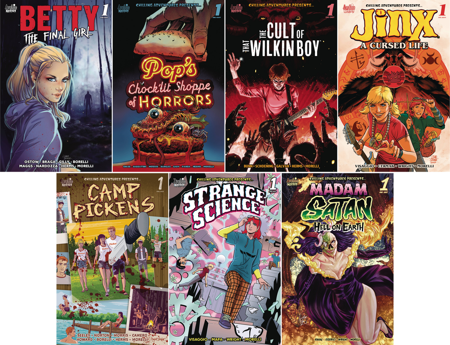 Archie Horror Chilling Adventures Presents Terrifying Tales 1-Shots CF COLL Cvr A