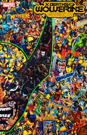 X Deaths Of Wolverine #1 Garcin Collage Connecting Var