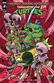 Tmnt Saturday Morning Adventures (2022) #4 Cvr A Lattie