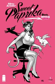 Sweet Paprika: Black White & Pink #1 Cvr B Frank Cho Var (Mr)