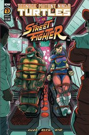 Teenage Mutant Ninja Turtles Vs Street Fighter #3 (Of 5) Cvr A Medel
