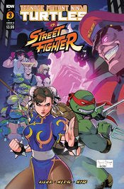 Teenage Mutant Ninja Turtles Vs Street Fighter #3 (Of 5) Cvr B Brown