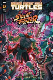 Teenage Mutant Ninja Turtles Vs Street Fighter #4 (Of 5) Cvr A Medel