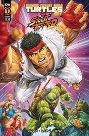 Teenage Mutant Ninja Turtles Vs Street Fighter #4 (Of 5) Cvr B Cardy