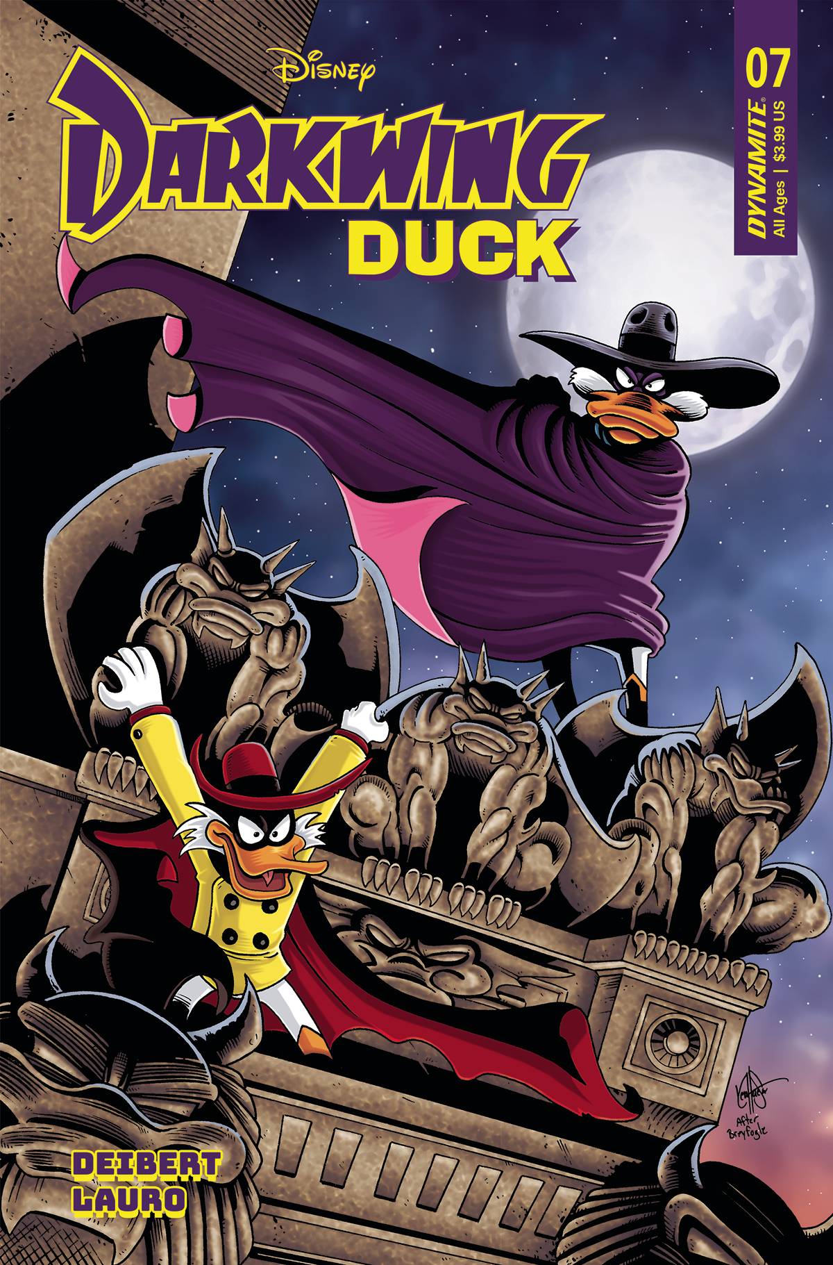 Darkwing Duck #7 Cvr R Foc Haeser Original