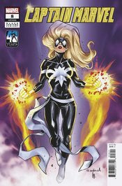 Captain Marvel (2023) #8 Sergio Davila Black Costume Var