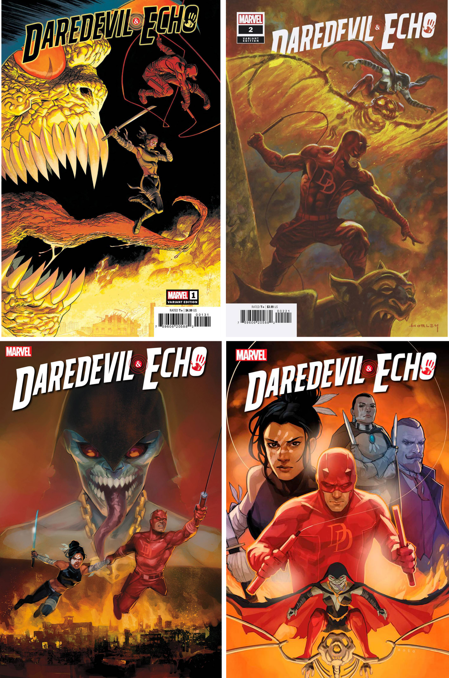 Daredevil And Echo #1 - #4 (Of 4) CF COLL Mix Cvrs