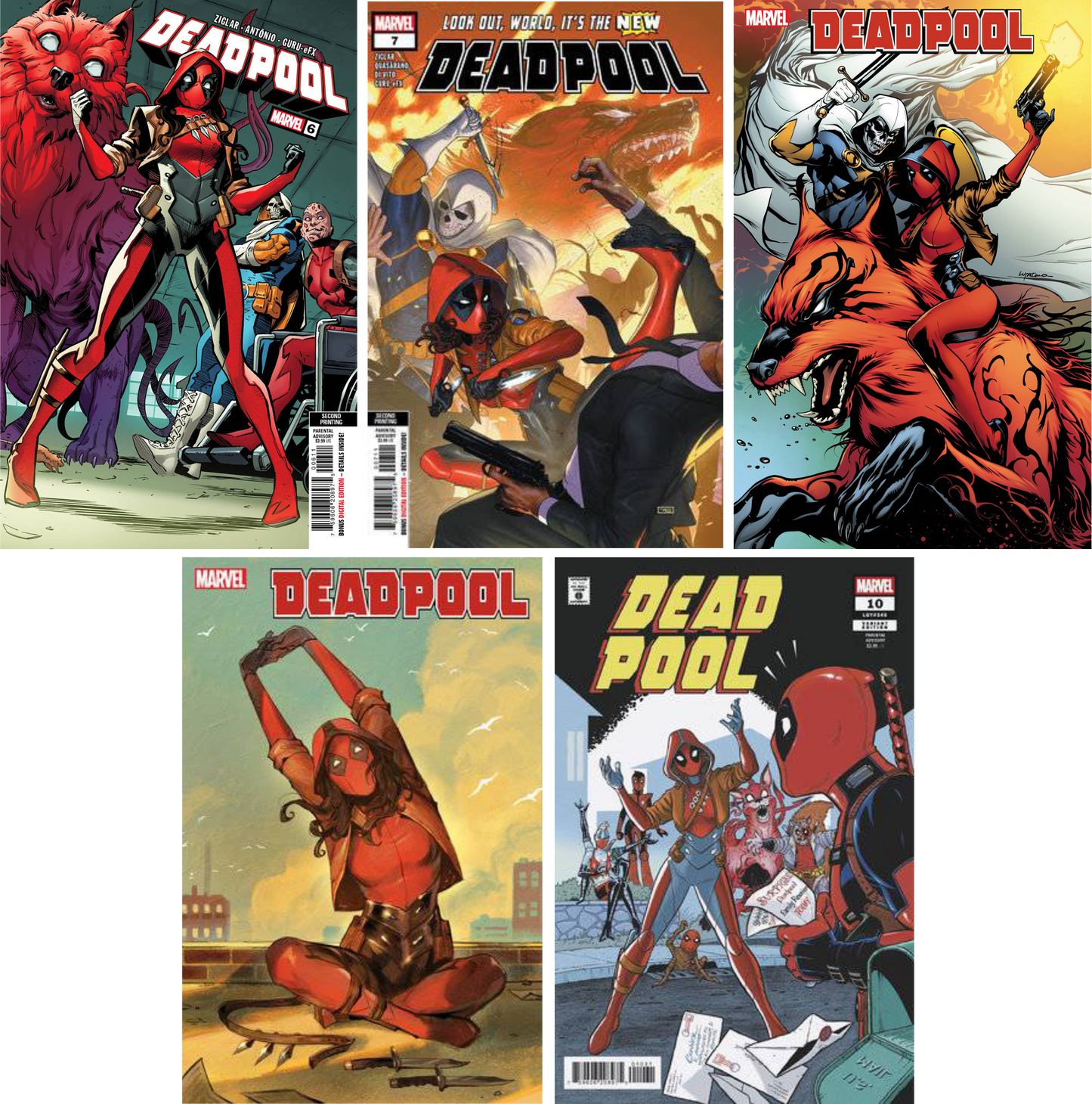 Deadpool (2024) #6 - #10 CF COLL Mix Cvrs