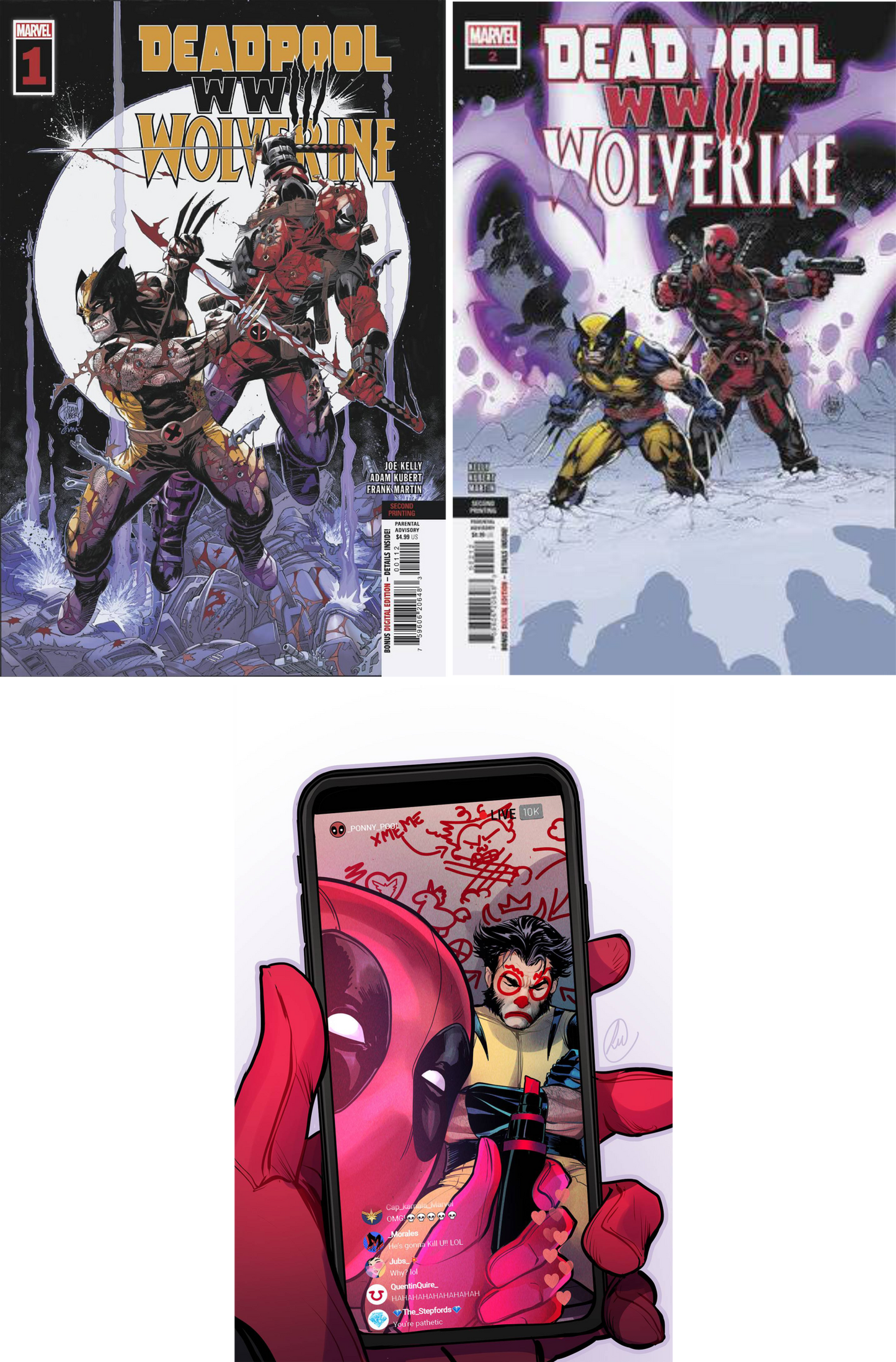 Deadpool Wolverine WWIII #1 -#3 (Of 3) CF COLL Mix Cvrs