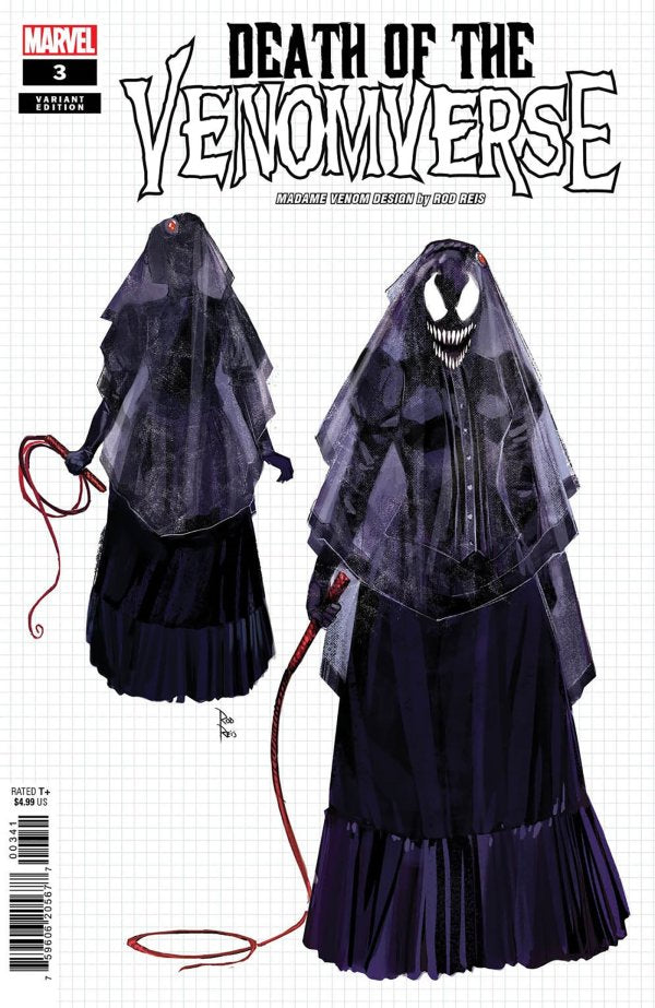 Death Of Venomverse #3 (Of 5) Rod Reis Design Var