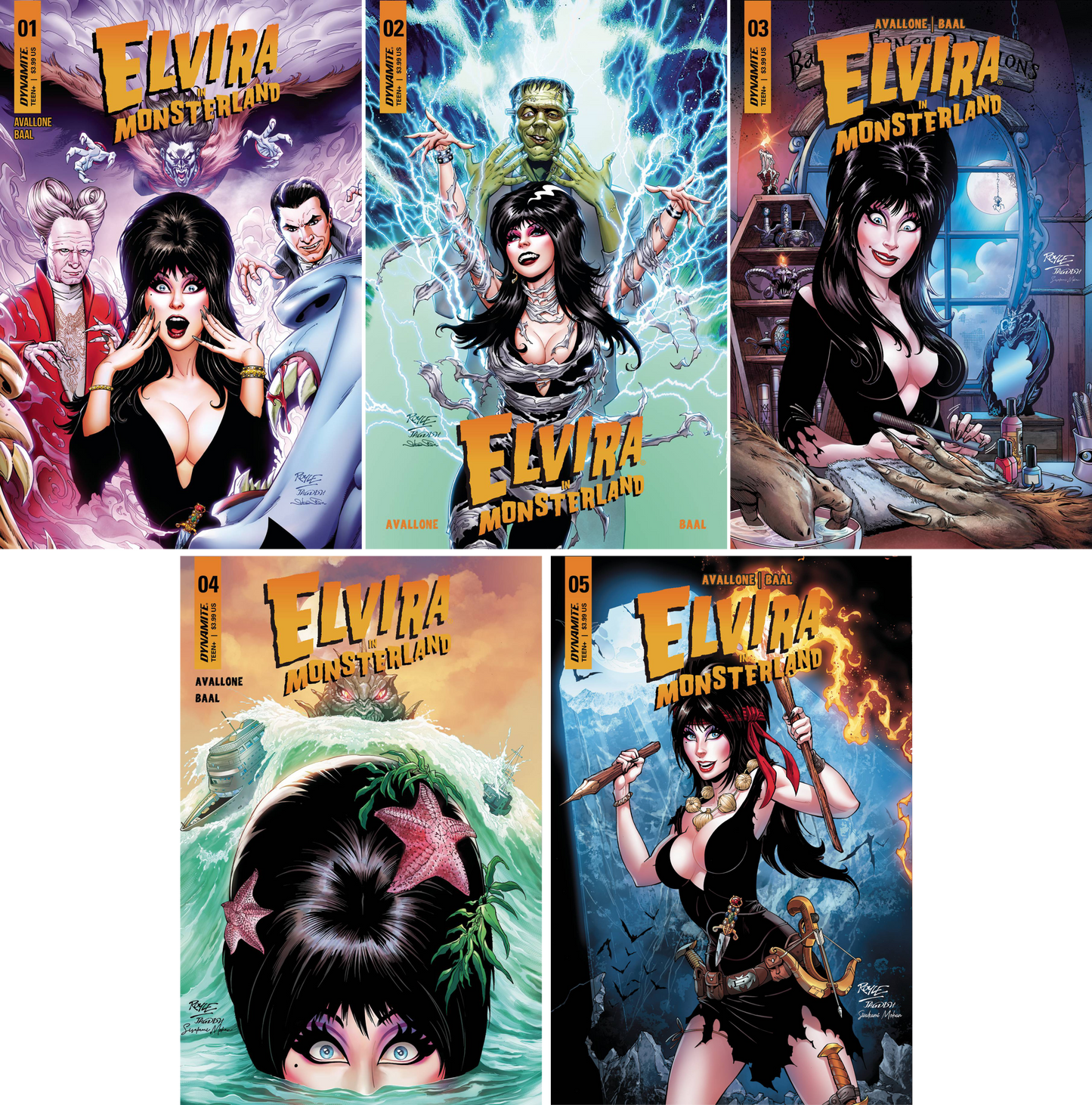 Elvira: Monsterland #1 - #5 (Of 5) CF COLL Cvr B