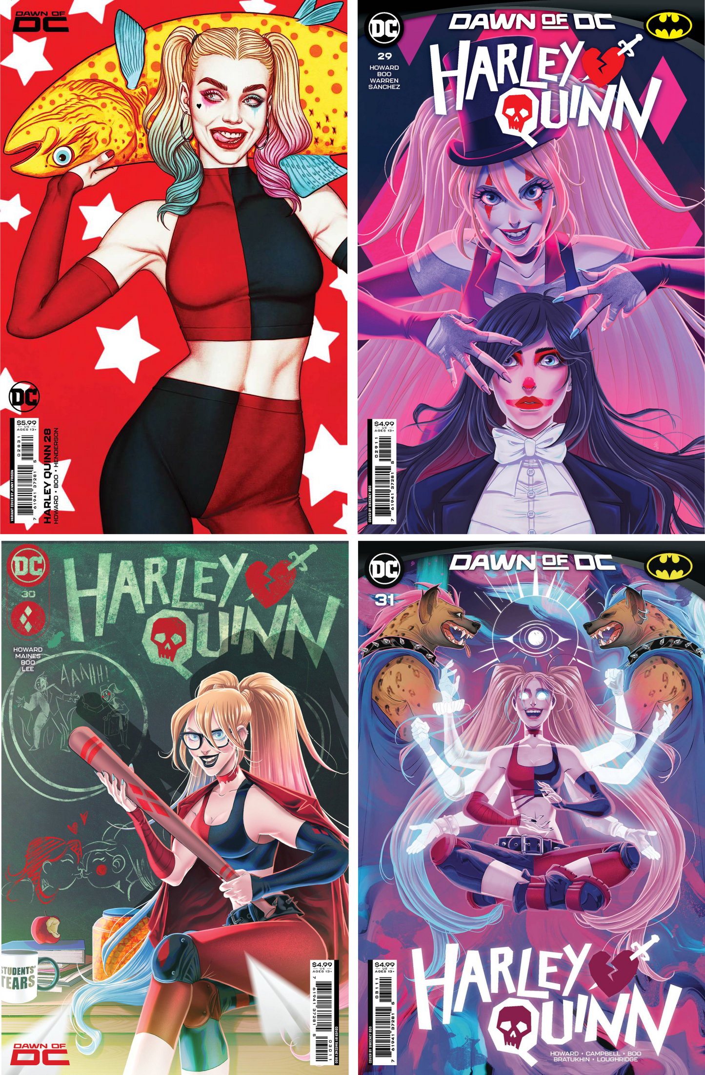 Harley Quinn (2021) #28 - #31 CF COLL Mix Cvrs
