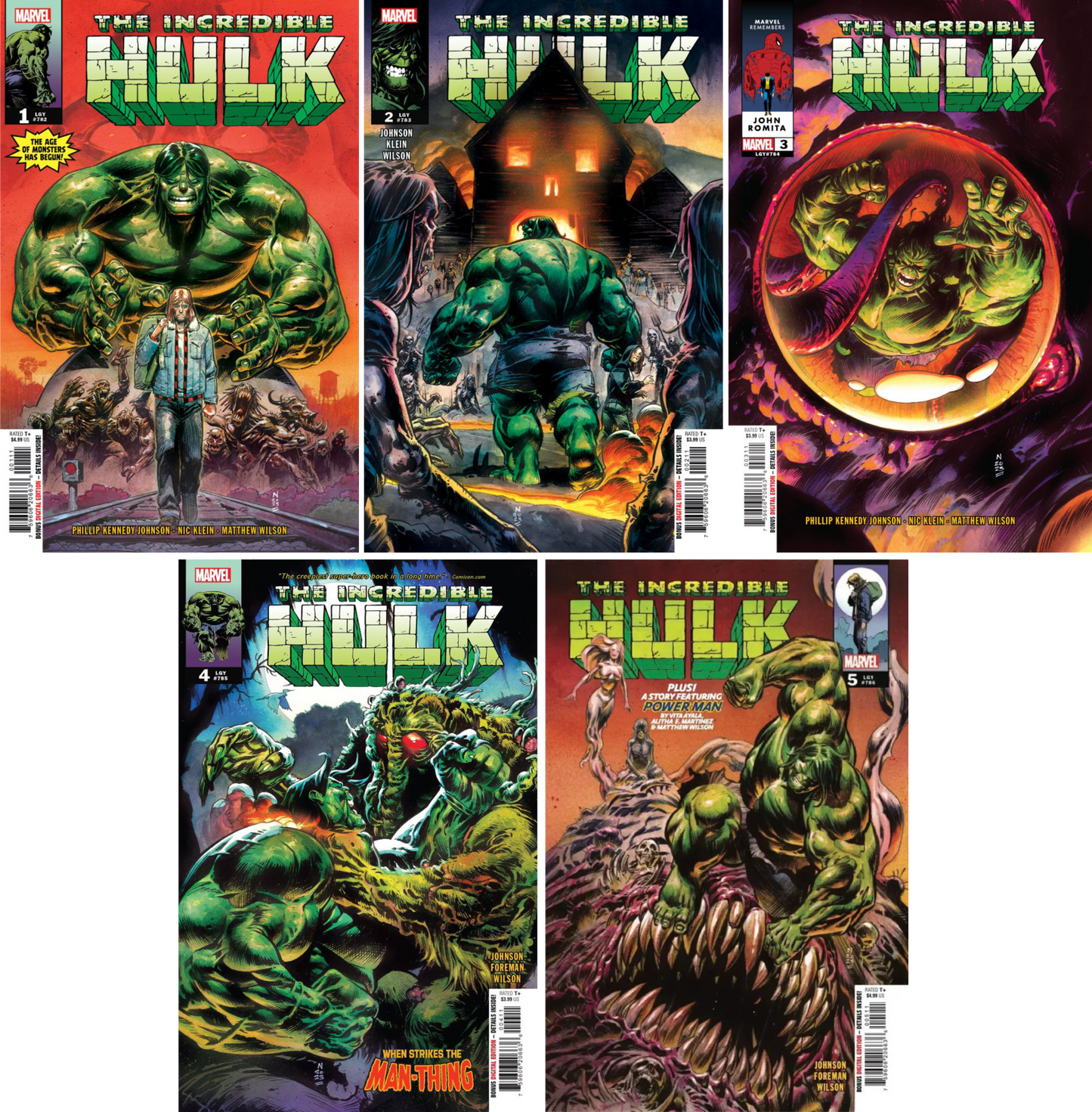 Incredible Hulk (2023) #1 - #5 CF COLL Cvr A