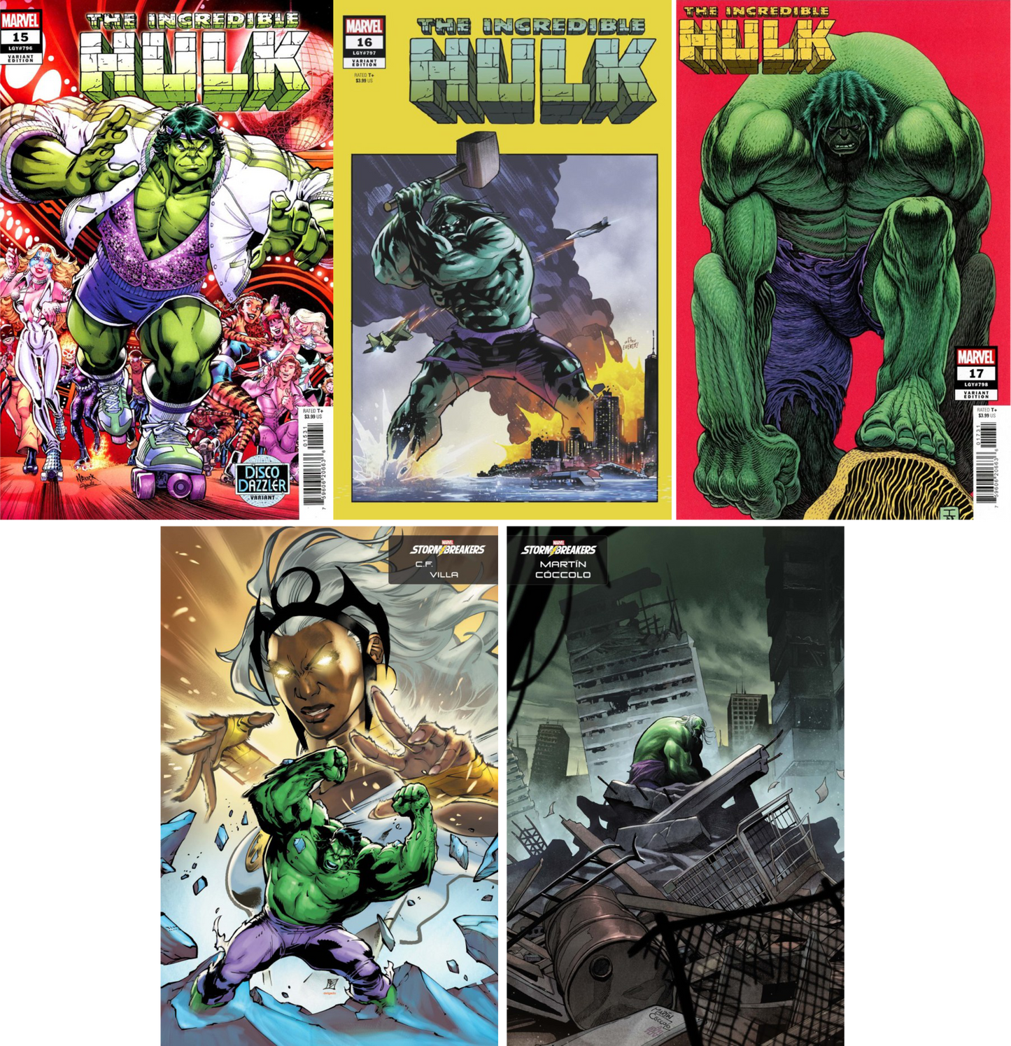 Incredible Hulk (2023) #15 - #19 CF COLL Var Cvr