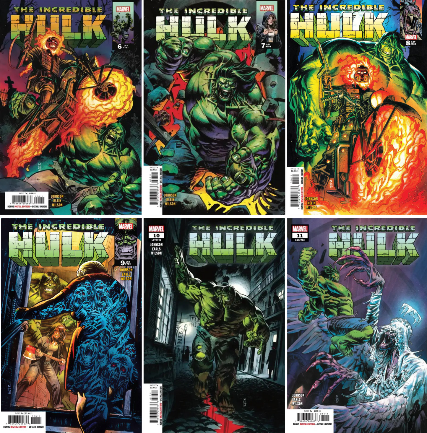 Incredible Hulk (2023) #6 - #11 CF COLL Cvr A