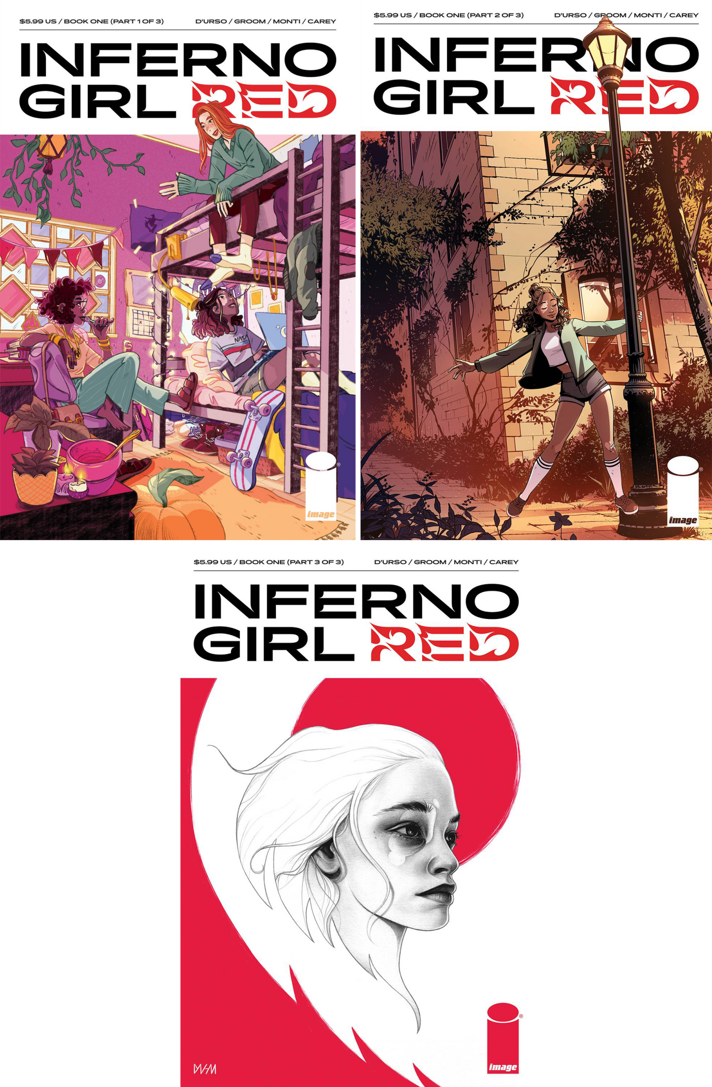 Inferno Girl Red #1 - #3 CF COLL Cvr C