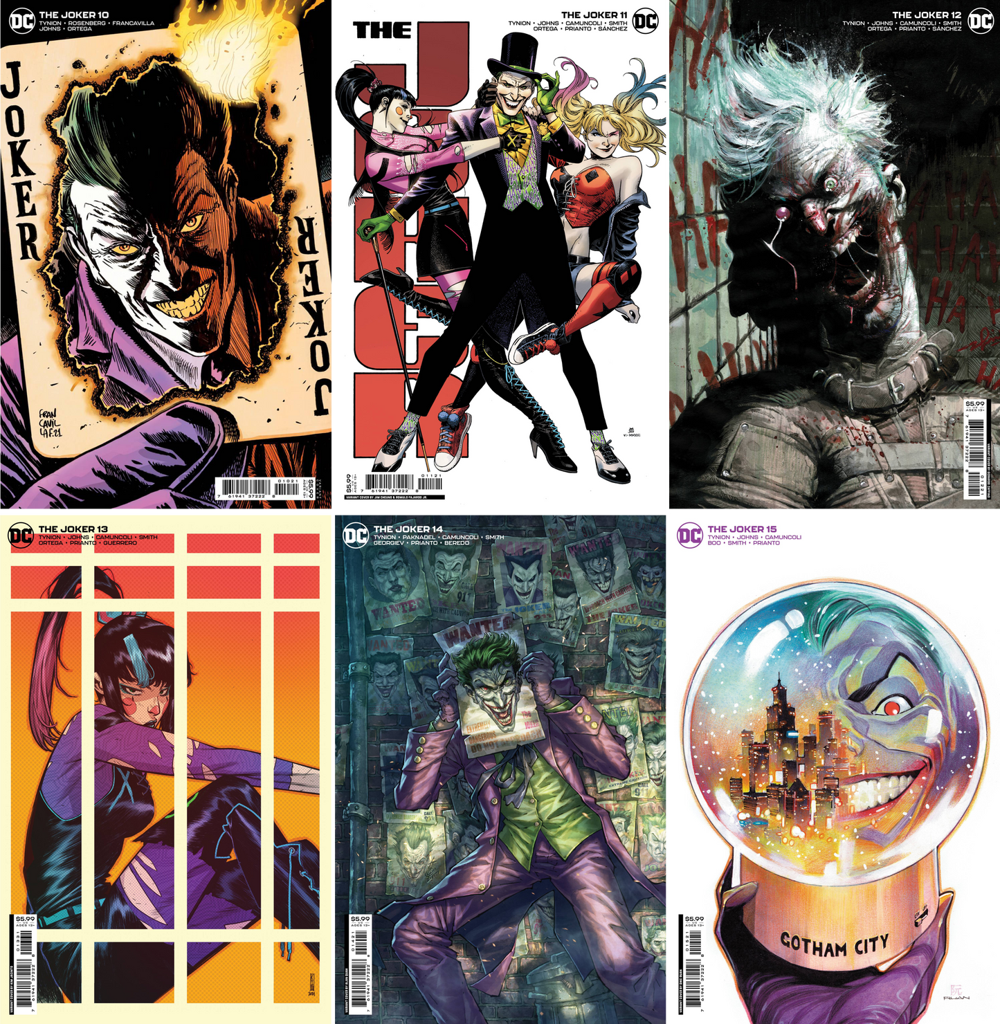 Joker #10 - #15 CF COLL Cvr B