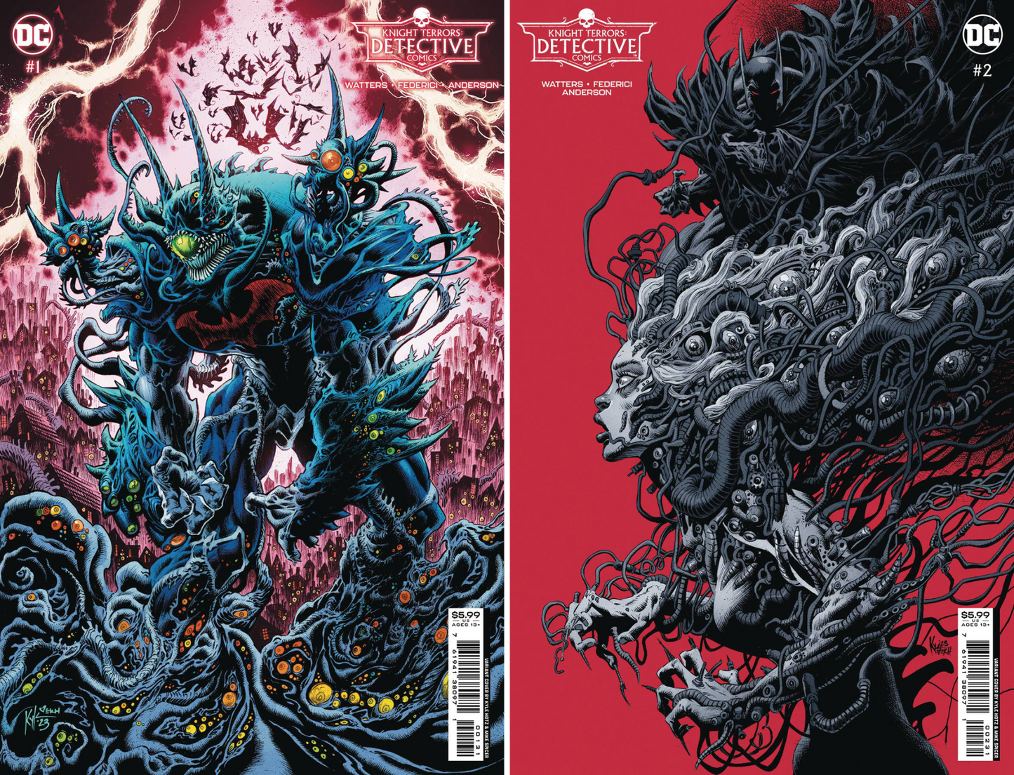 Knight Terrors Detective Comics #1 - #2 (Of 2) CF COLL Cvr C Kyle Hotz Var