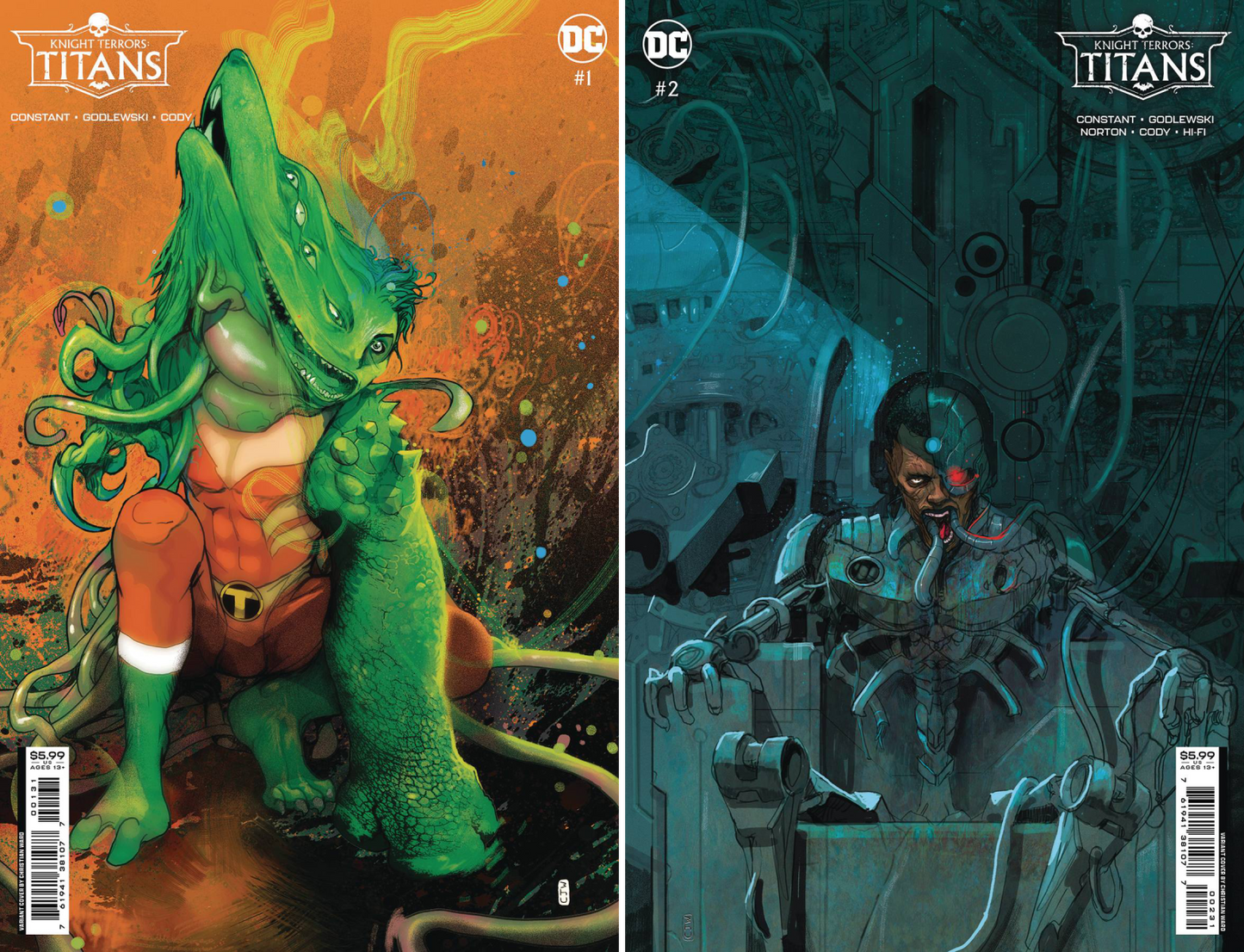 Knight Terrors Titans #1 - #2 (Of 2) CF COLL Cvr C Ward Var