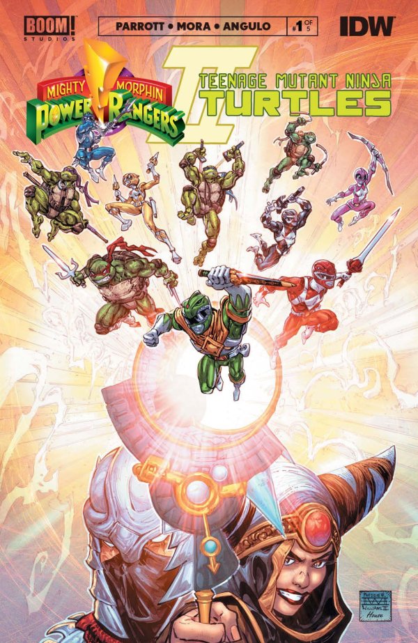 Mighty Morphin Power Rangers Teenage Mutant Ninja Turtles Ii #1 (Of 5) Cvr K Dlx Ed Var Williams Ii