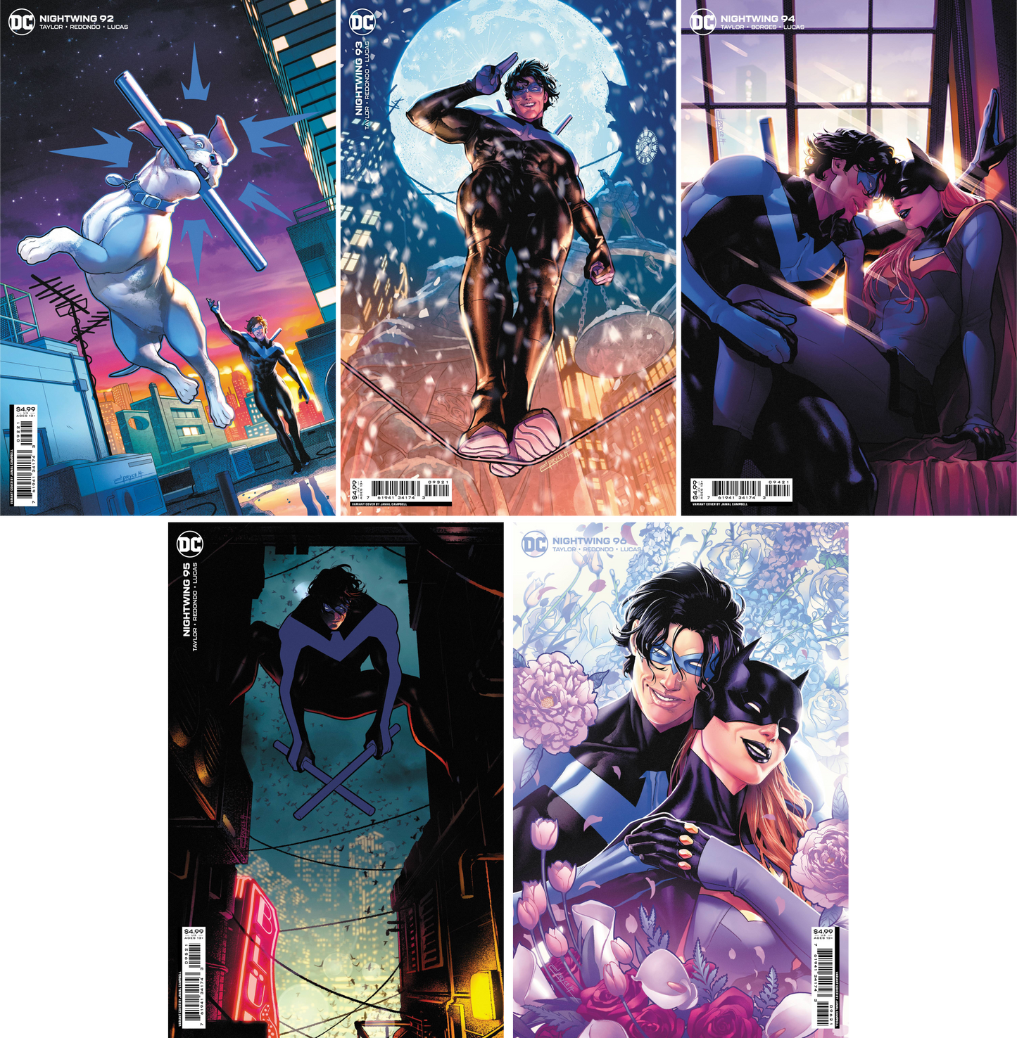 Nightwing #92 - #96 CF COLL Cvr B