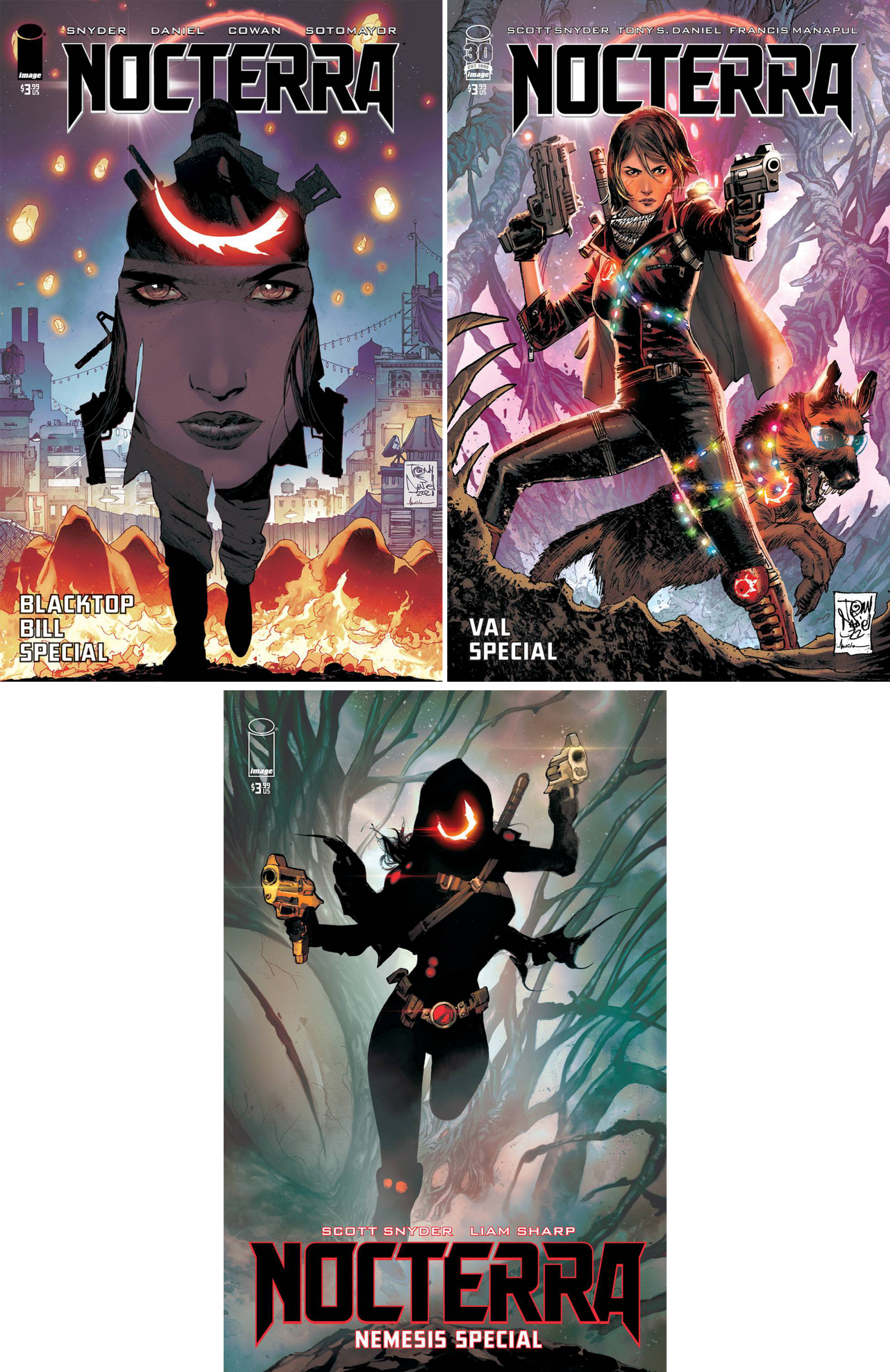 Nocterra 1-Shots: Blacktop Bill / Val / Nemesis CF COLL Cvr A