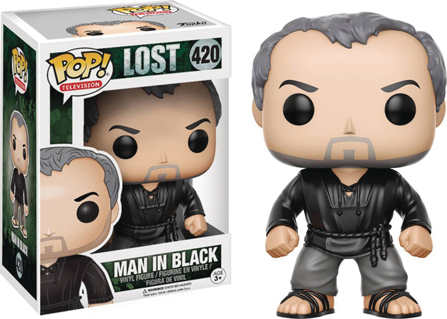 Pop Lost Man In Black Vinyl Fig (420)