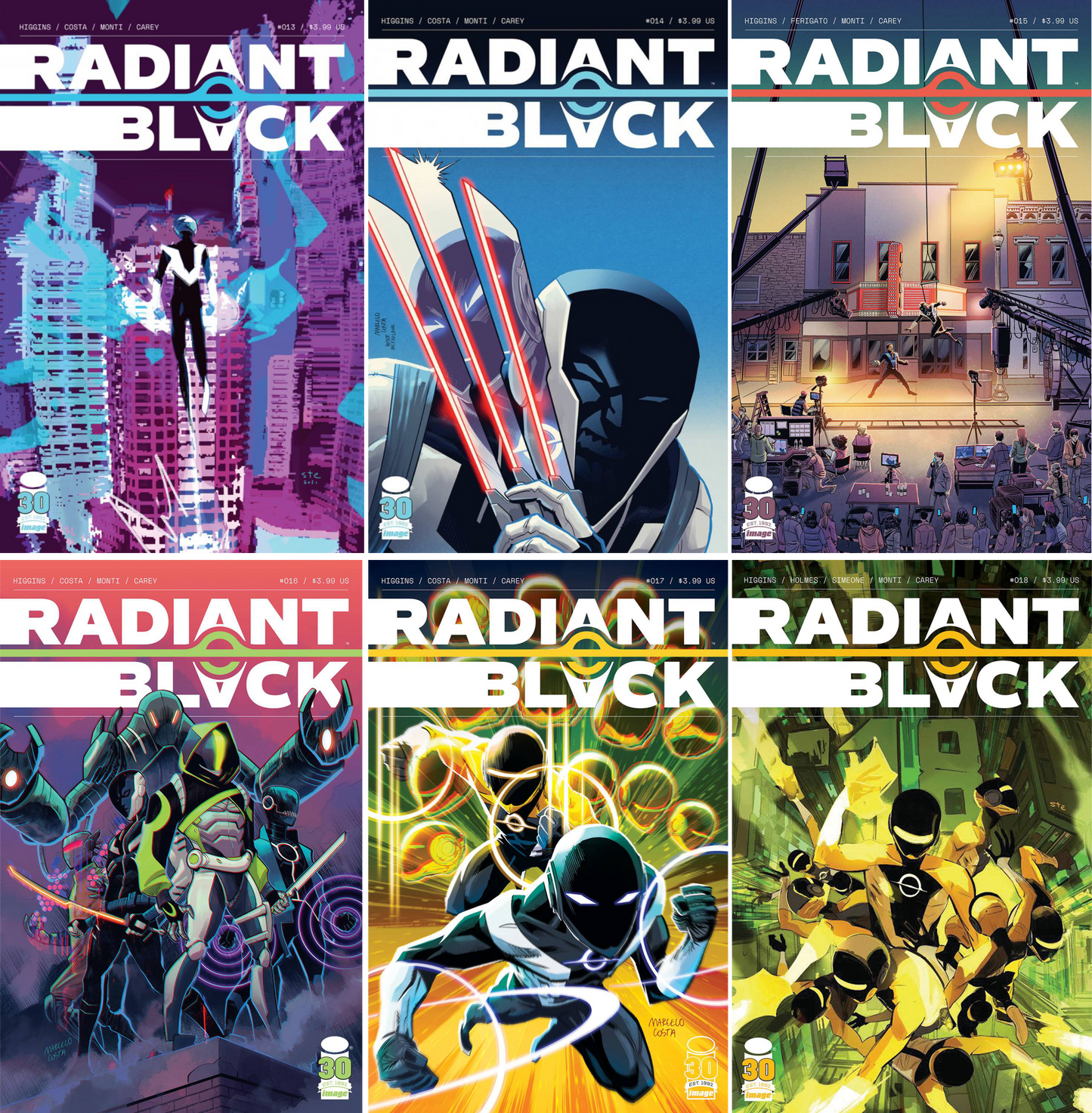 Radiant Black #13 - #18 CF COLL Cvr A