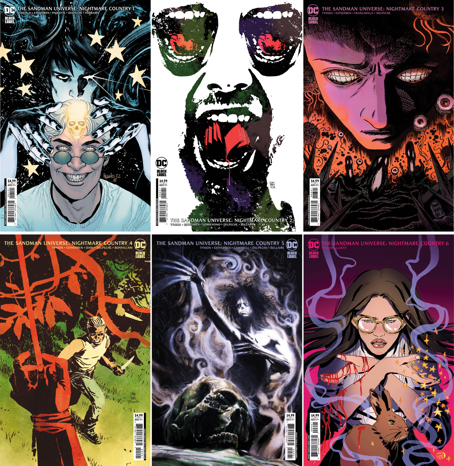 Sandman Universe Nightmare Country #1 - #6 (Of 6) CF COLL Cvr B