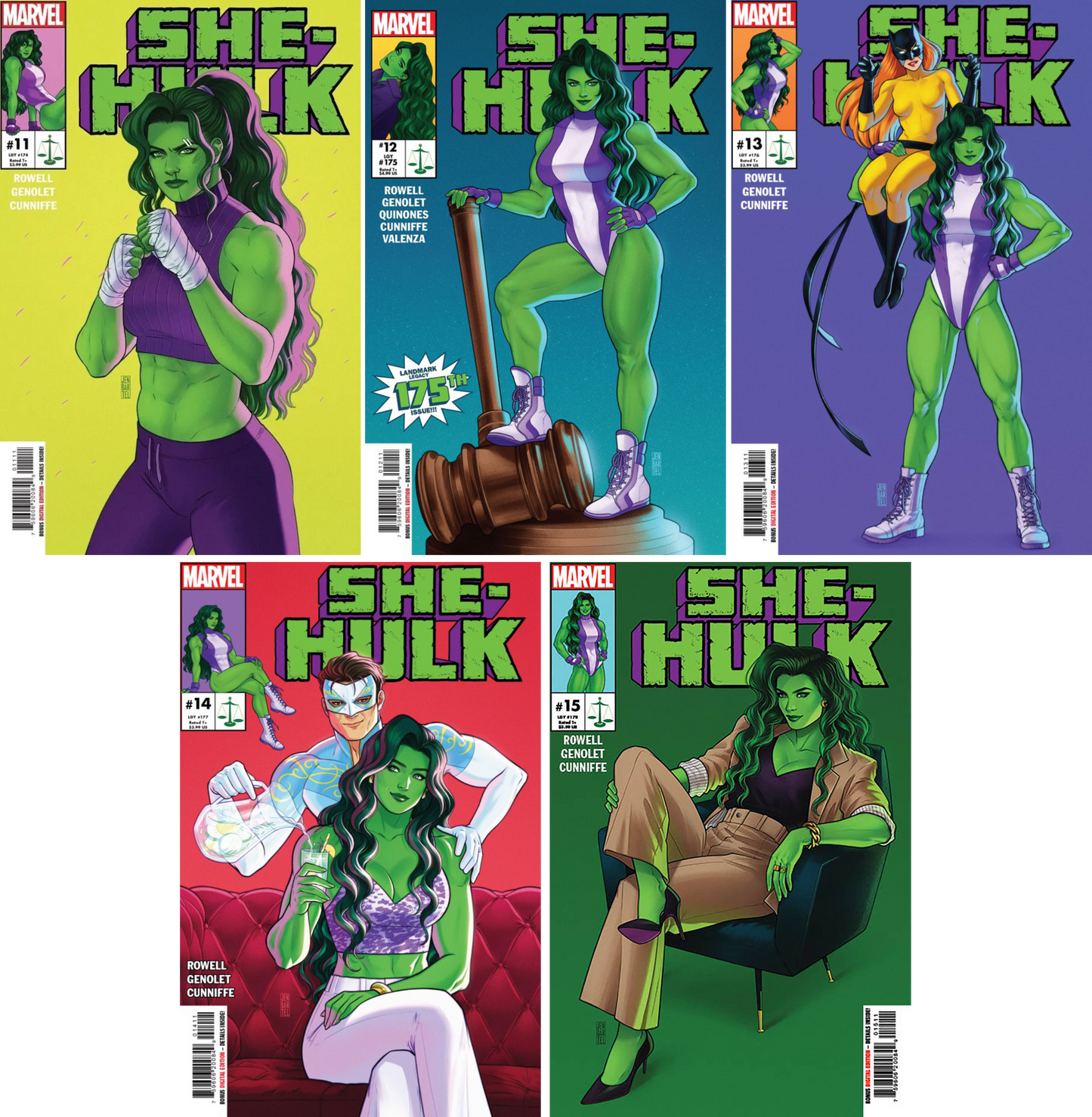 She-Hulk (2022) #11 - #15 CF COLL Cvr A