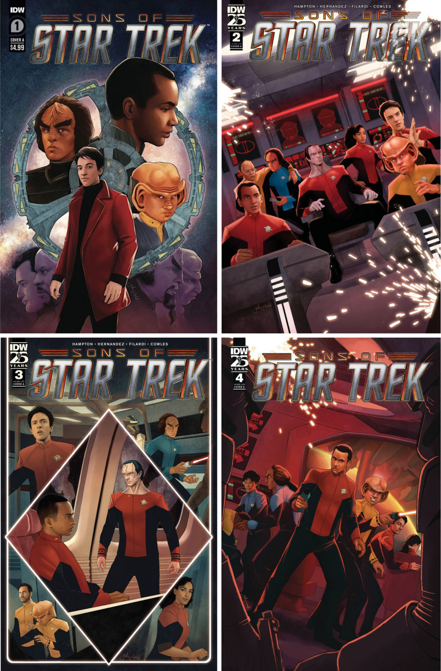 Star Trek: Sons Of Star Trek #1 - #4 (Of 4) CF COLL Cvr A