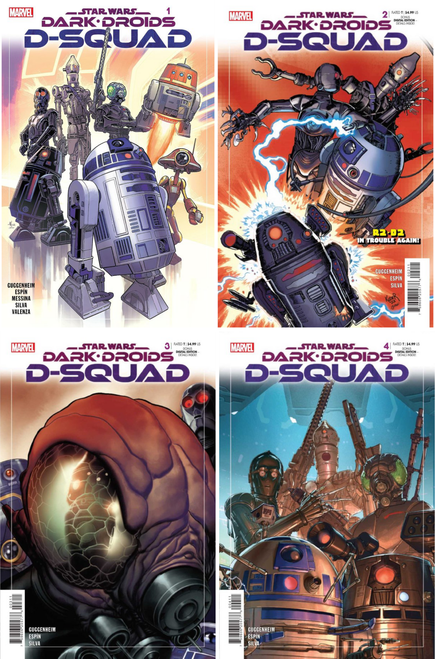 Star Wars Dark Droids D-Squad #1 - #4 (Of 4) CF COLL Cvr A