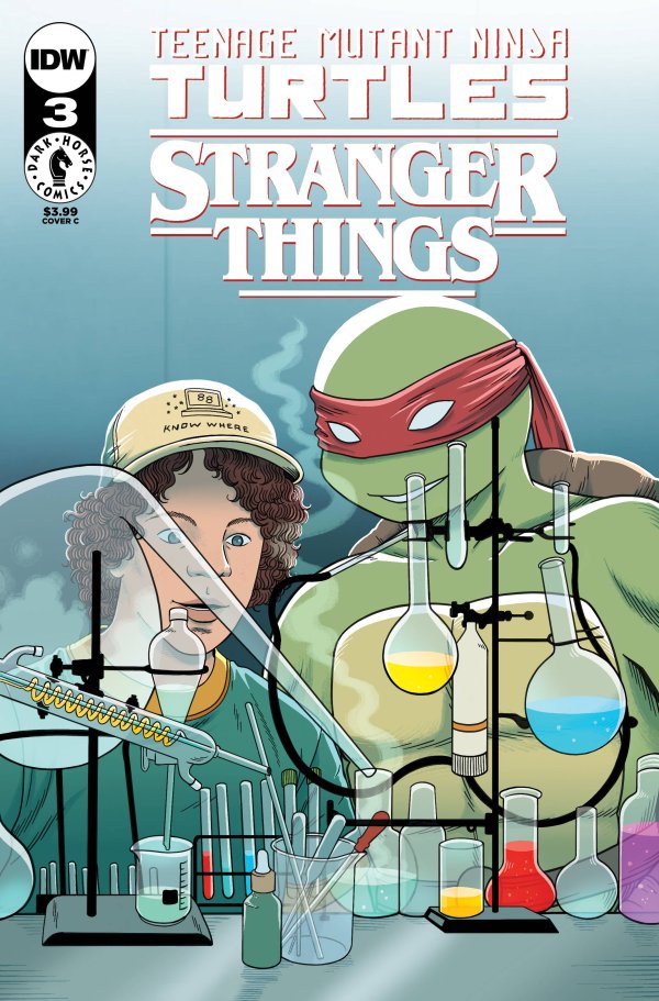 Teenage Mutant Ninja Turtles X Stranger Things #3 Cvr C Woodall