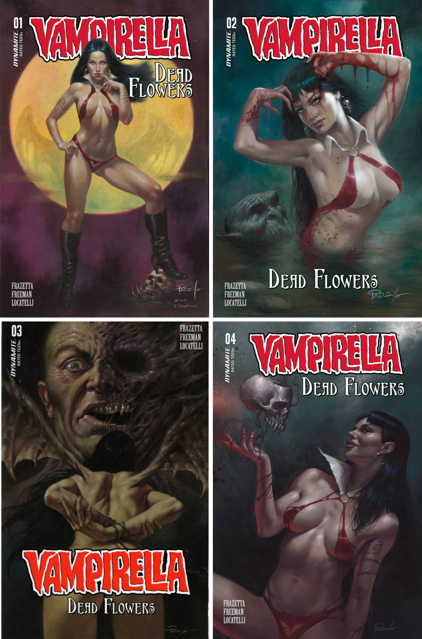 Vampirella: Dead Flowers #1 - #4 (Of 4) CF COLL Cvr A