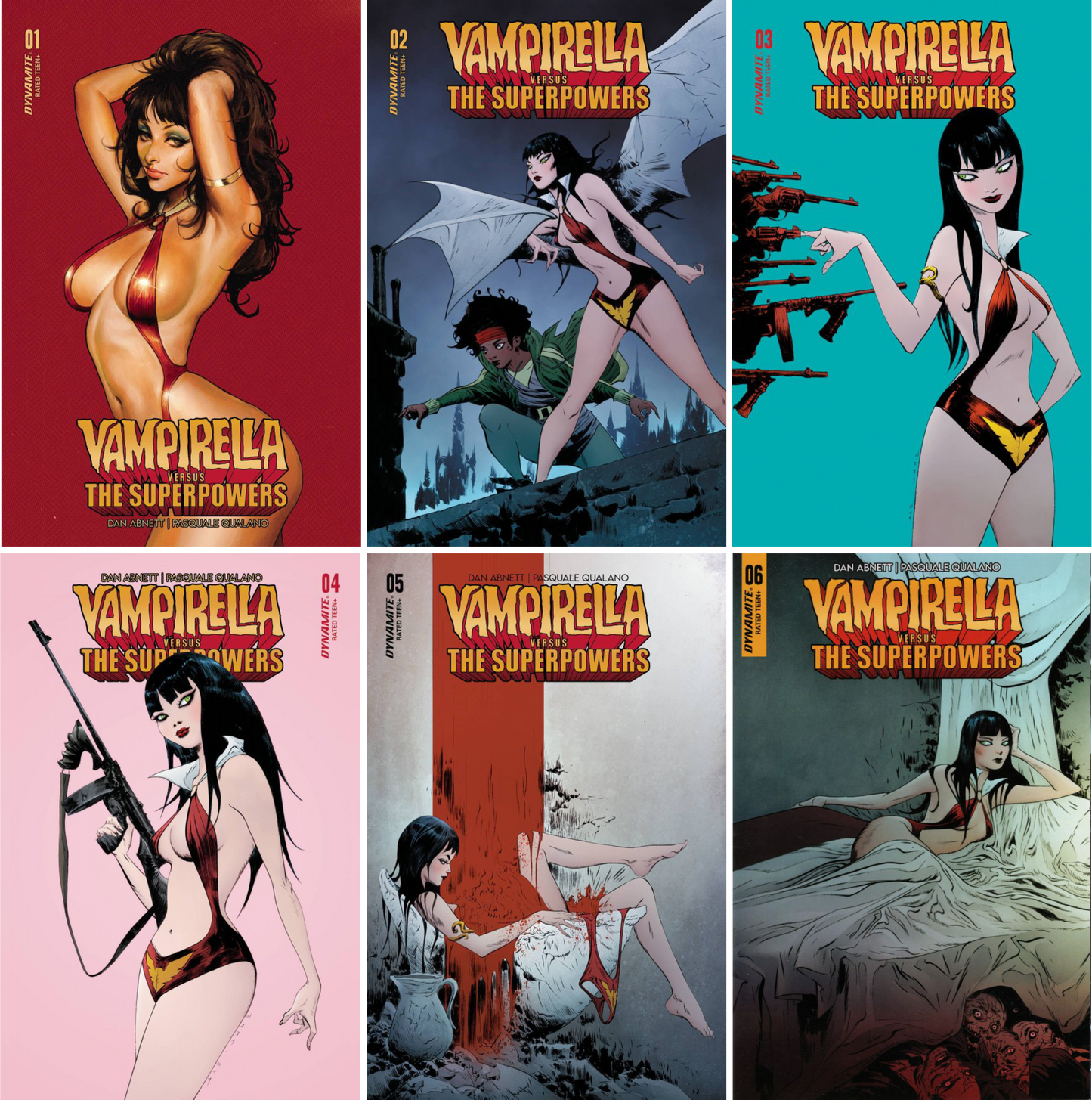 Vampirella Versus the Superpowers #1 - #6 (Of 6) CF COLL Cvr A