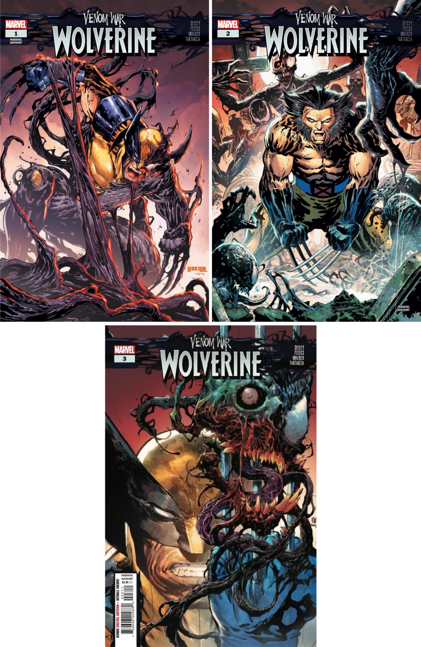 Venom War: Wolverine #1 - #3 (Of 3) CF COLL Cvr A