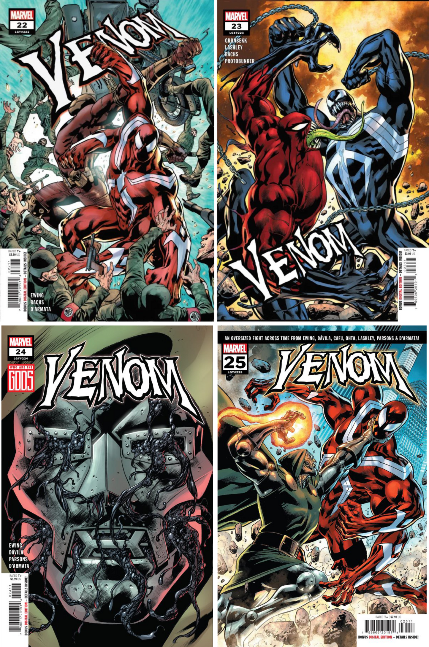 Venom (2021) #22 - #25 CF COLL Cvr A