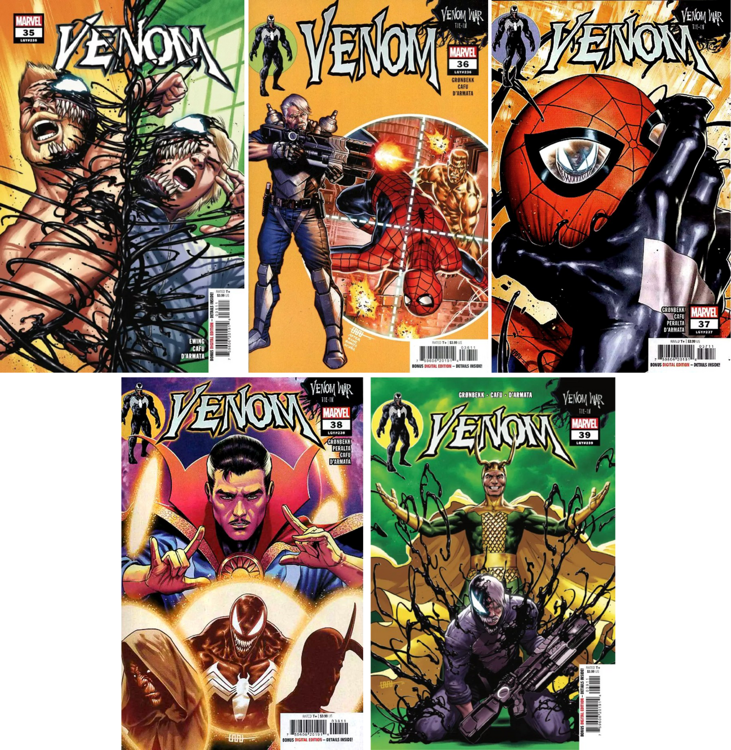 Venom (2021) #35 - #39 CF COLL Cvr A