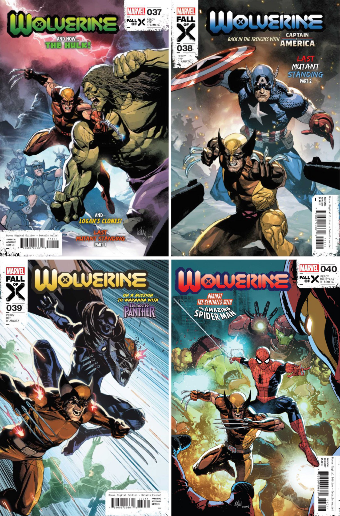 Wolverine (2020) #37 - #40 CF COLL Cvr A