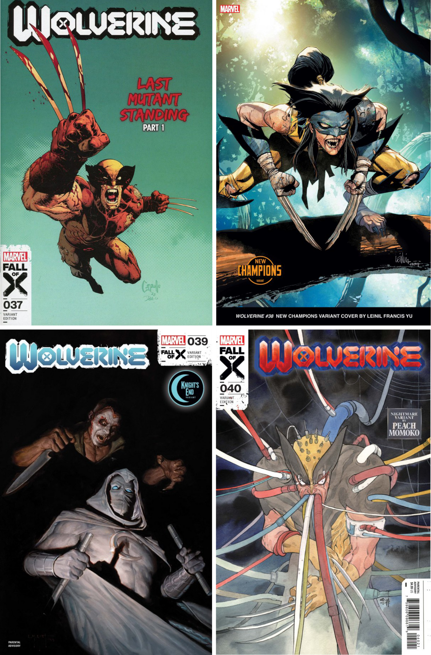 Wolverine (2020) #37 - #40 CF COLL Var Cvrs